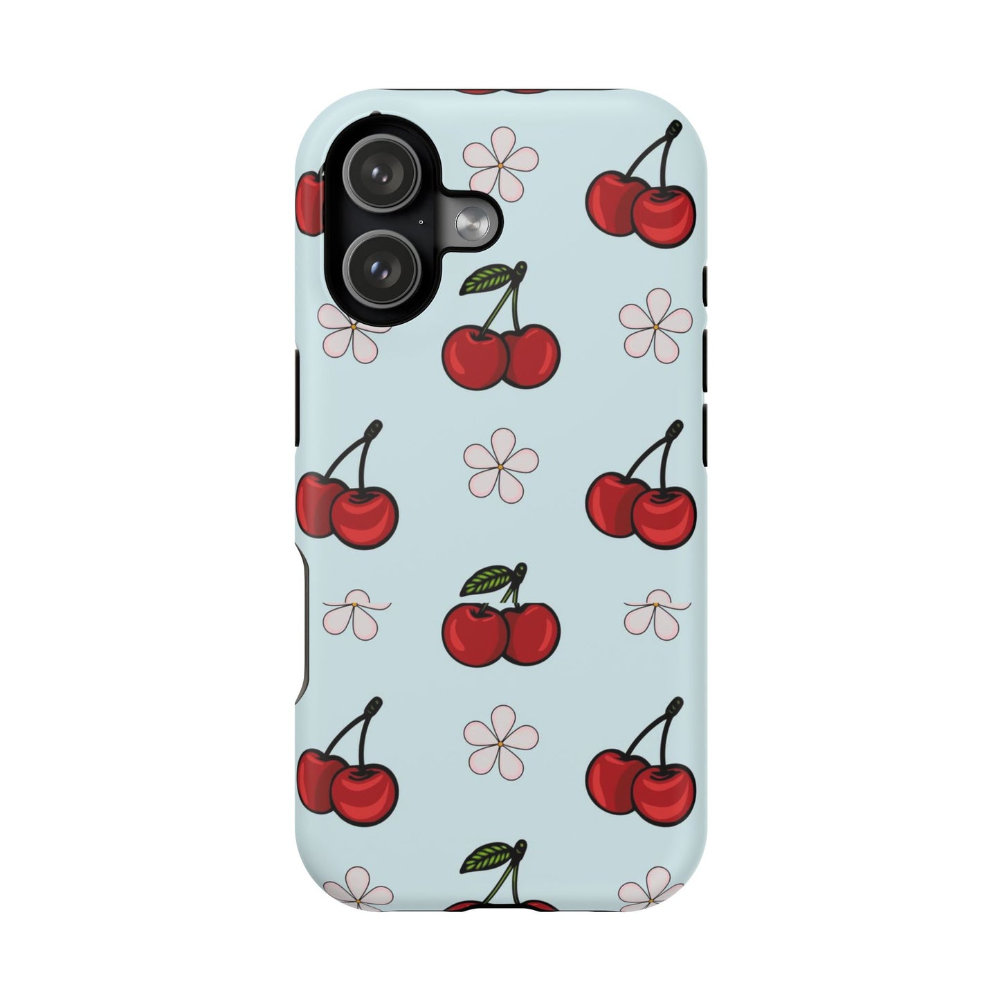 Cherry Pattern Magnetic Impact-Resistant Phone Case