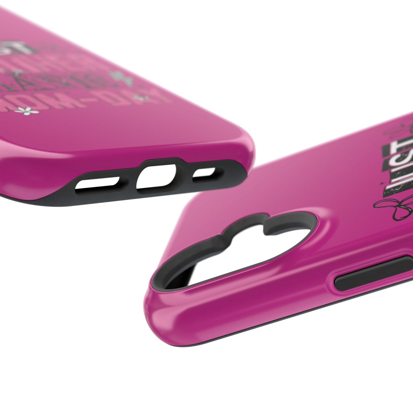 Phone Case — "Just Another Manic Mom-Day" Impact-Resistant Magnetic Case (Pink)