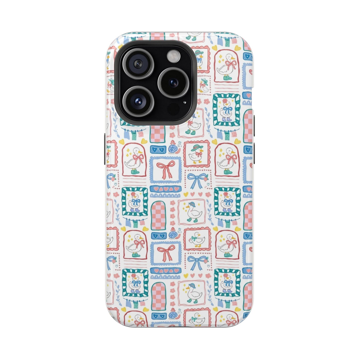 Floral Patchwork Magnetic Impact Phone Case