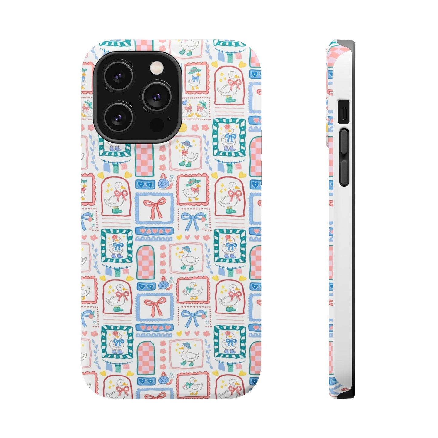 Floral Patchwork Magnetic Impact Phone Case