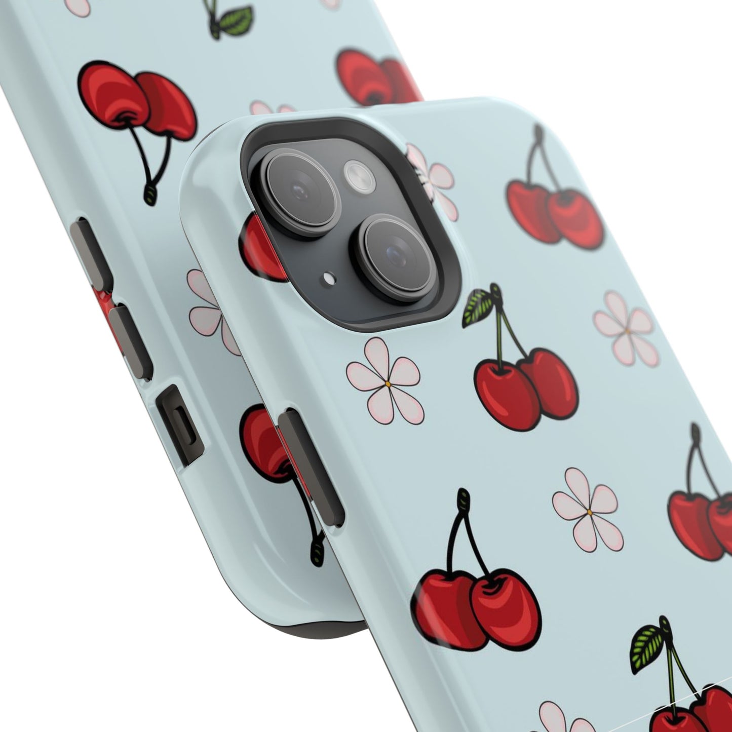Cherry Pattern Magnetic Impact-Resistant Phone Case