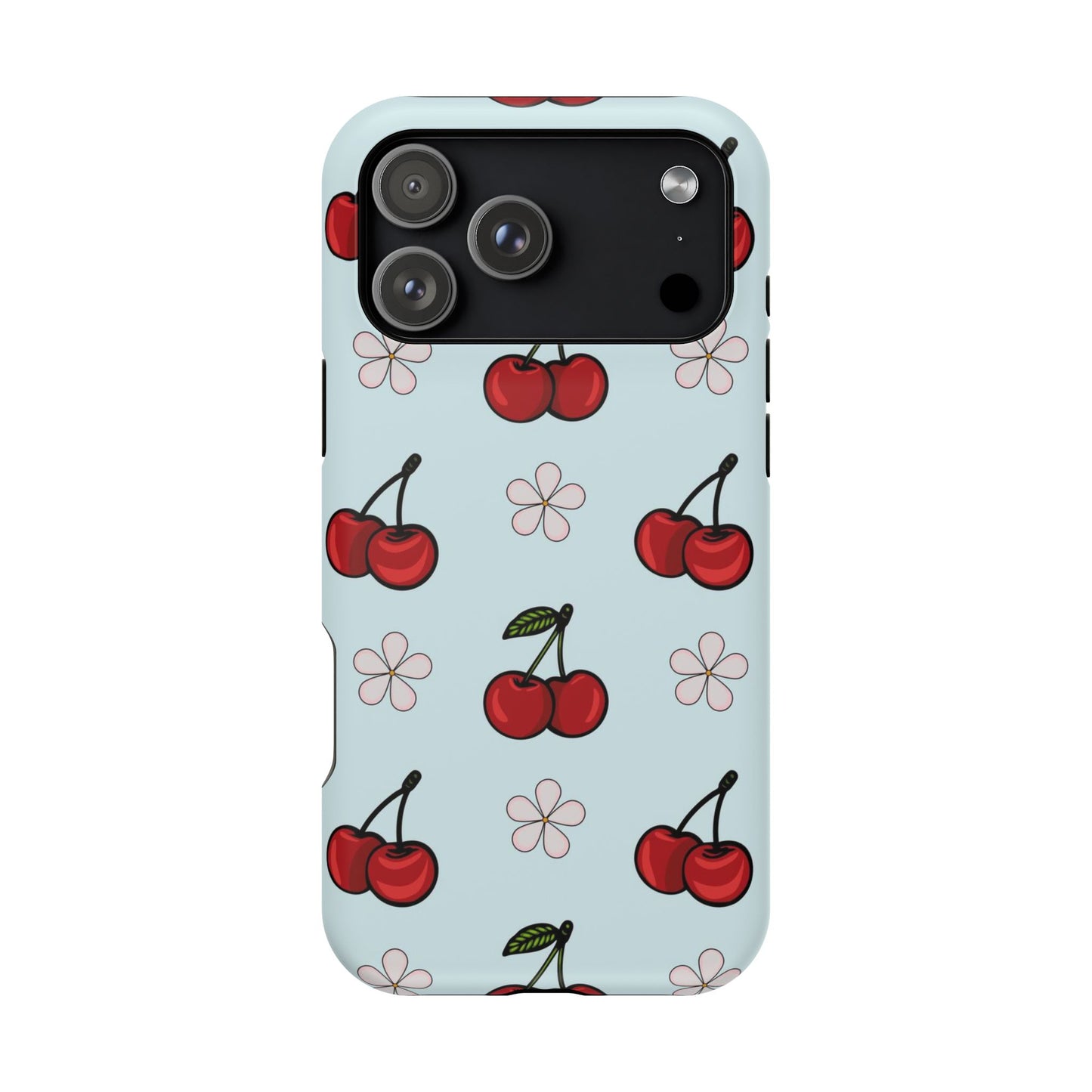 Cherry Pattern Magnetic Impact-Resistant Phone Case