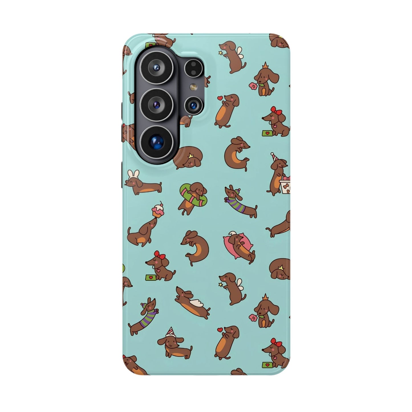 Dachshund Pattern Magnetic Impact Phone Case – Cute Wiener Dog Protective Cover