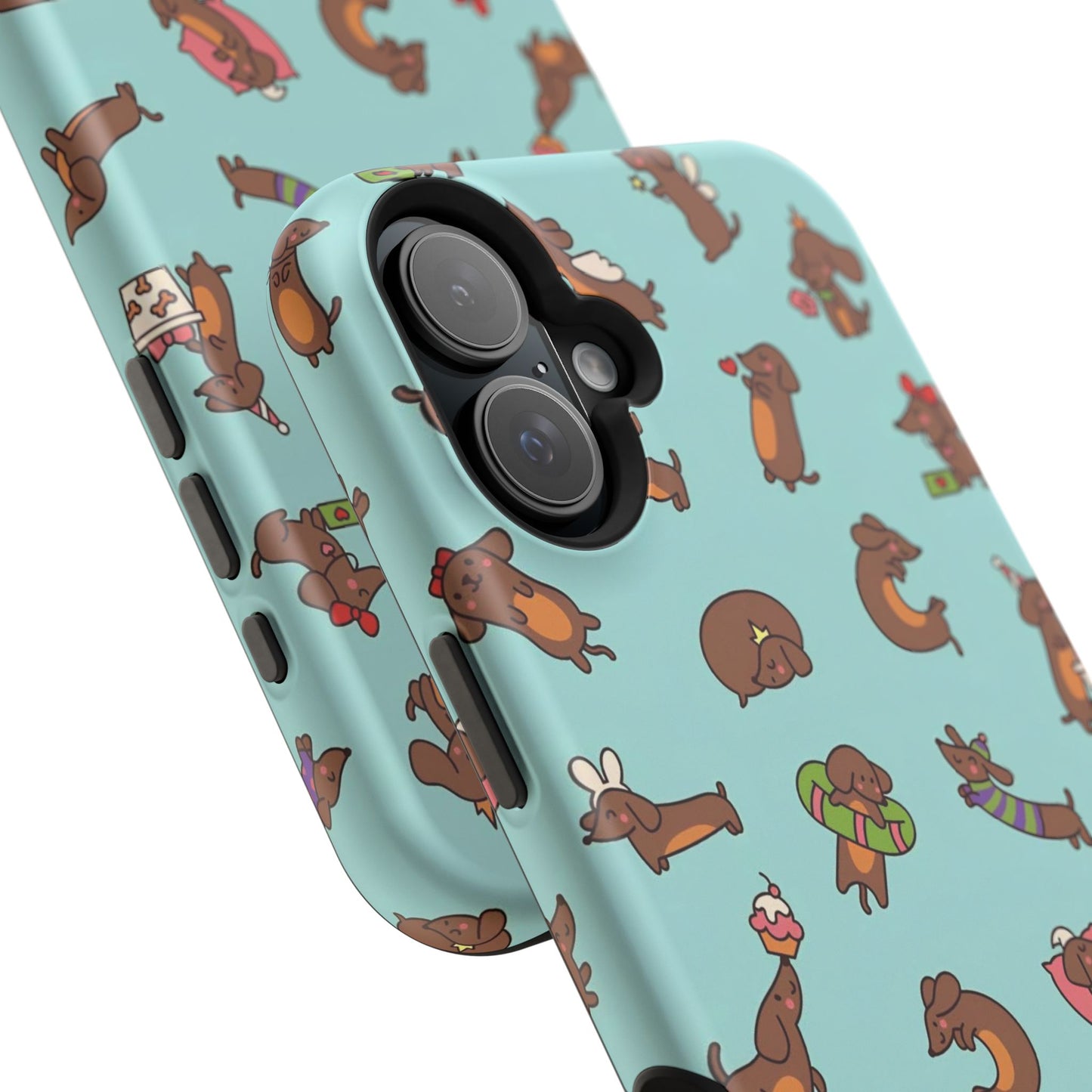 Dachshund Pattern Magnetic Impact Phone Case – Cute Wiener Dog Protective Cover