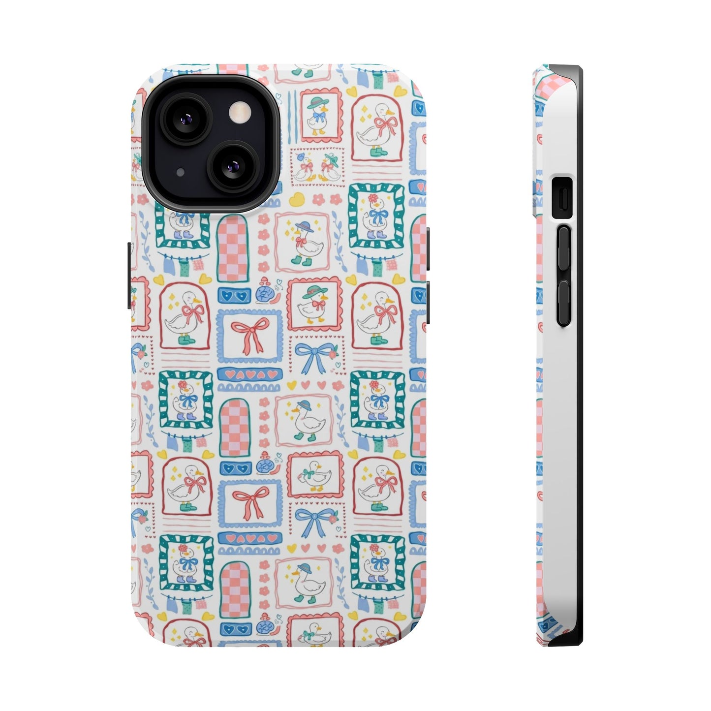 Floral Patchwork Magnetic Impact Phone Case