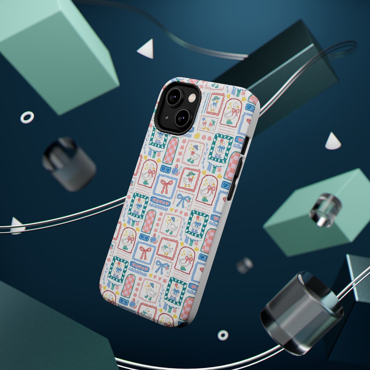 Floral Patchwork Magnetic Impact Phone Case