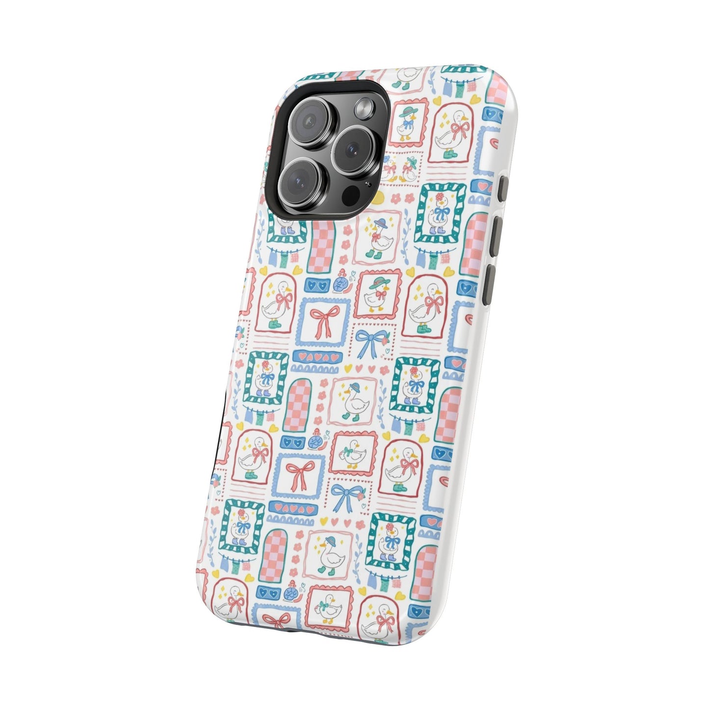 Floral Patchwork Magnetic Impact Phone Case