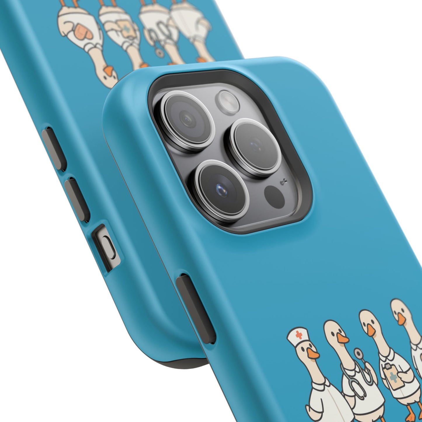 Cute Caring Geese Magnetic Impact Case — 'just a caring goose' Protective Phone Cover