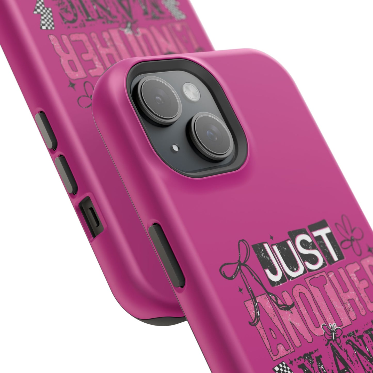 Phone Case — "Just Another Manic Mom-Day" Impact-Resistant Magnetic Case (Pink)