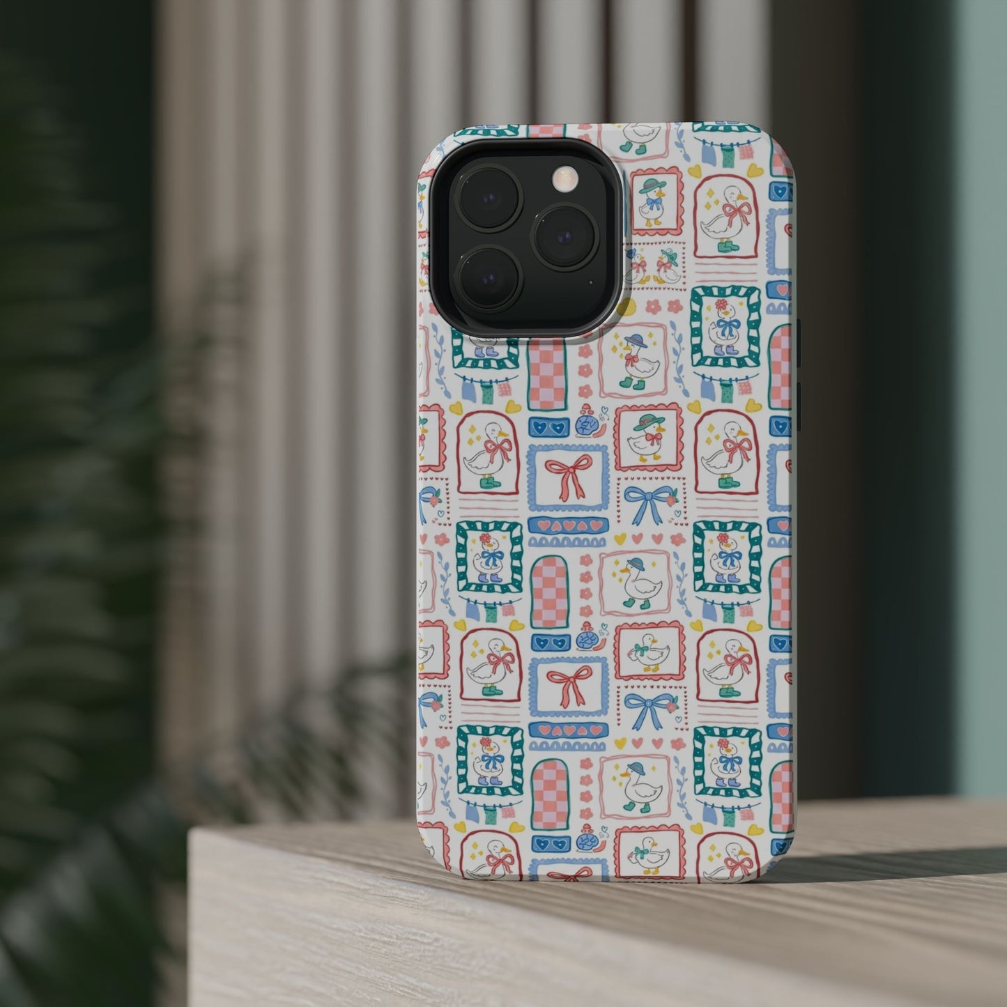 Floral Patchwork Magnetic Impact Phone Case
