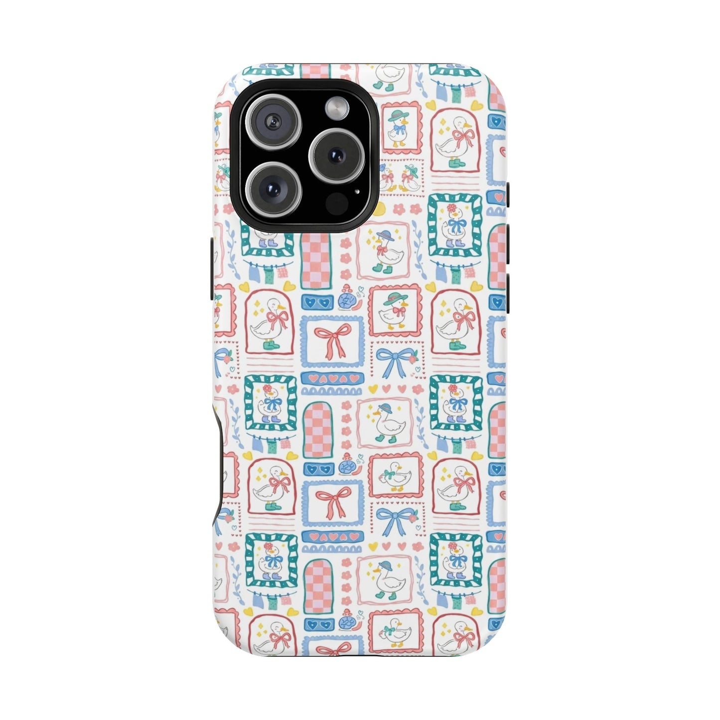 Floral Patchwork Magnetic Impact Phone Case