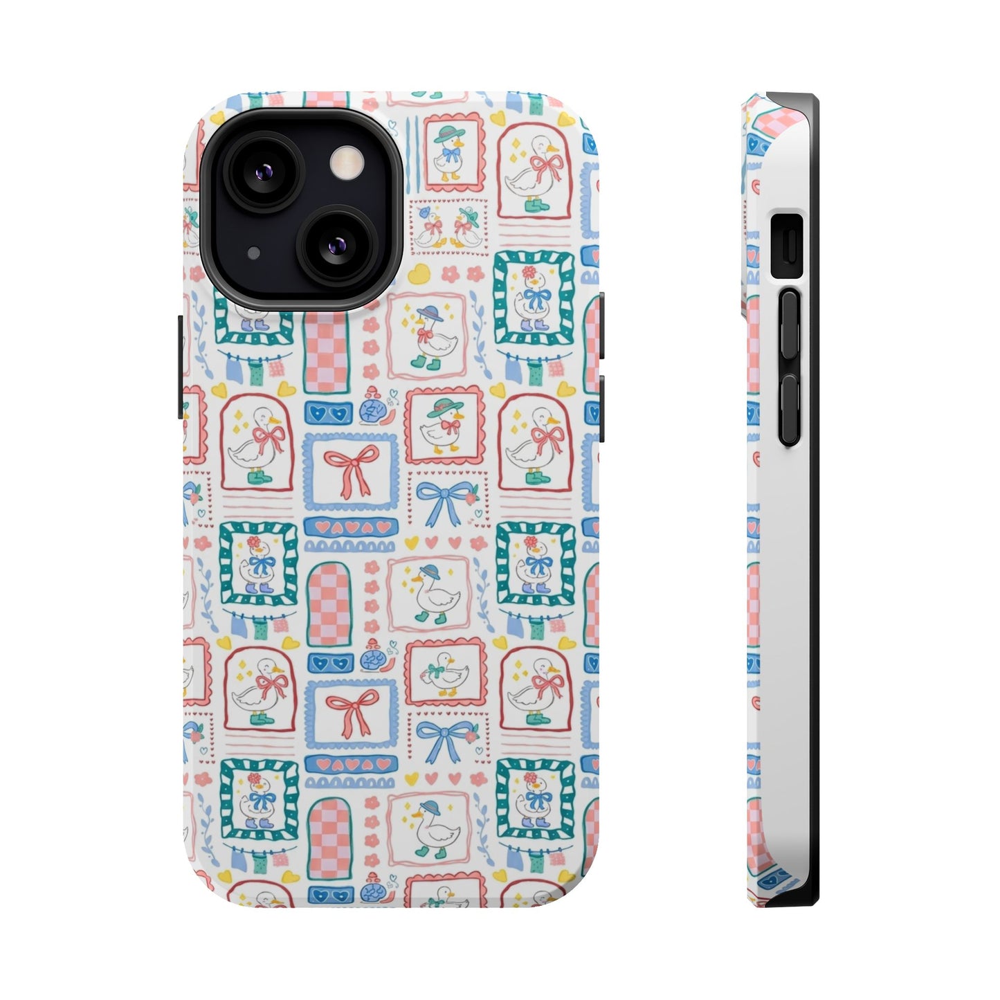 Floral Patchwork Magnetic Impact Phone Case