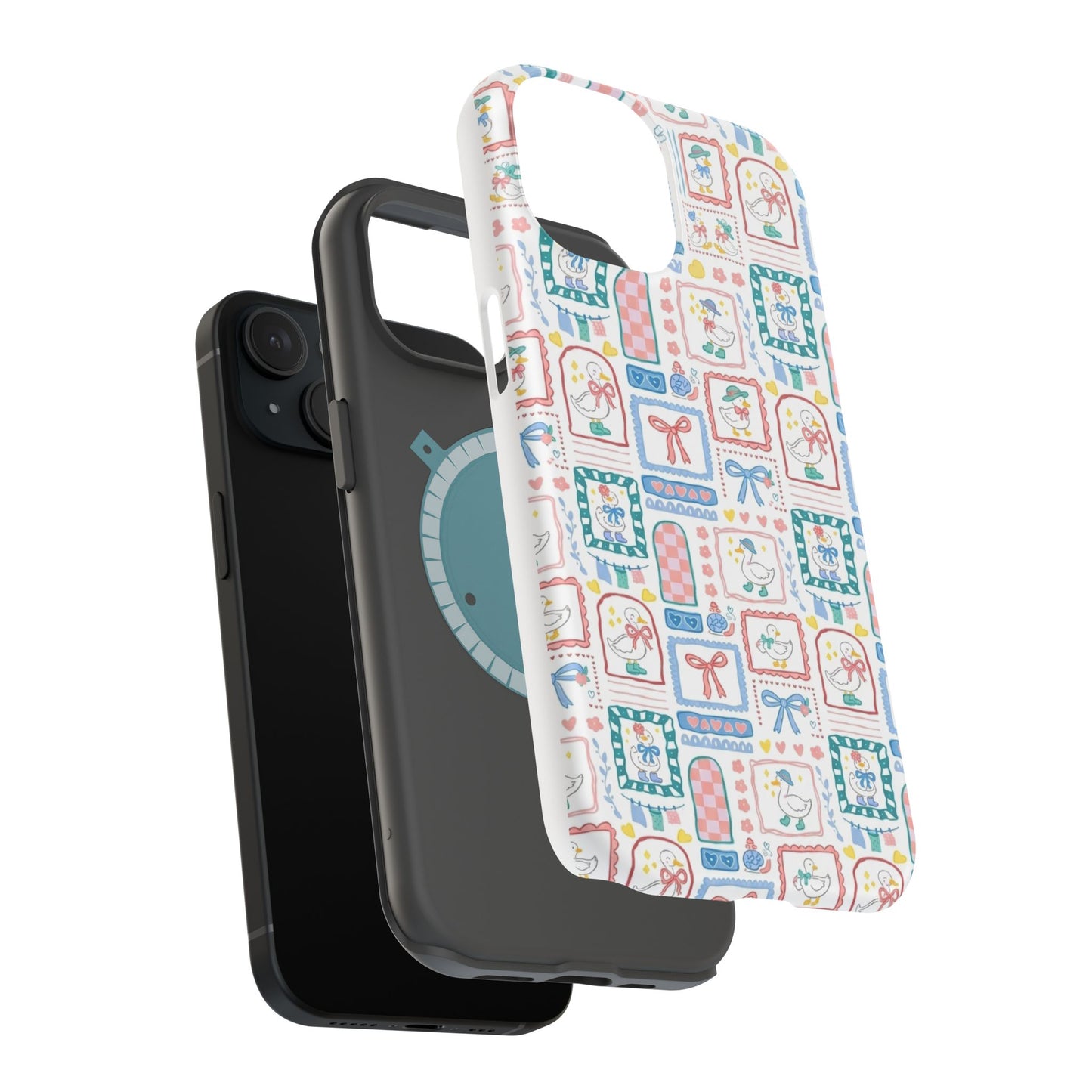 Floral Patchwork Magnetic Impact Phone Case