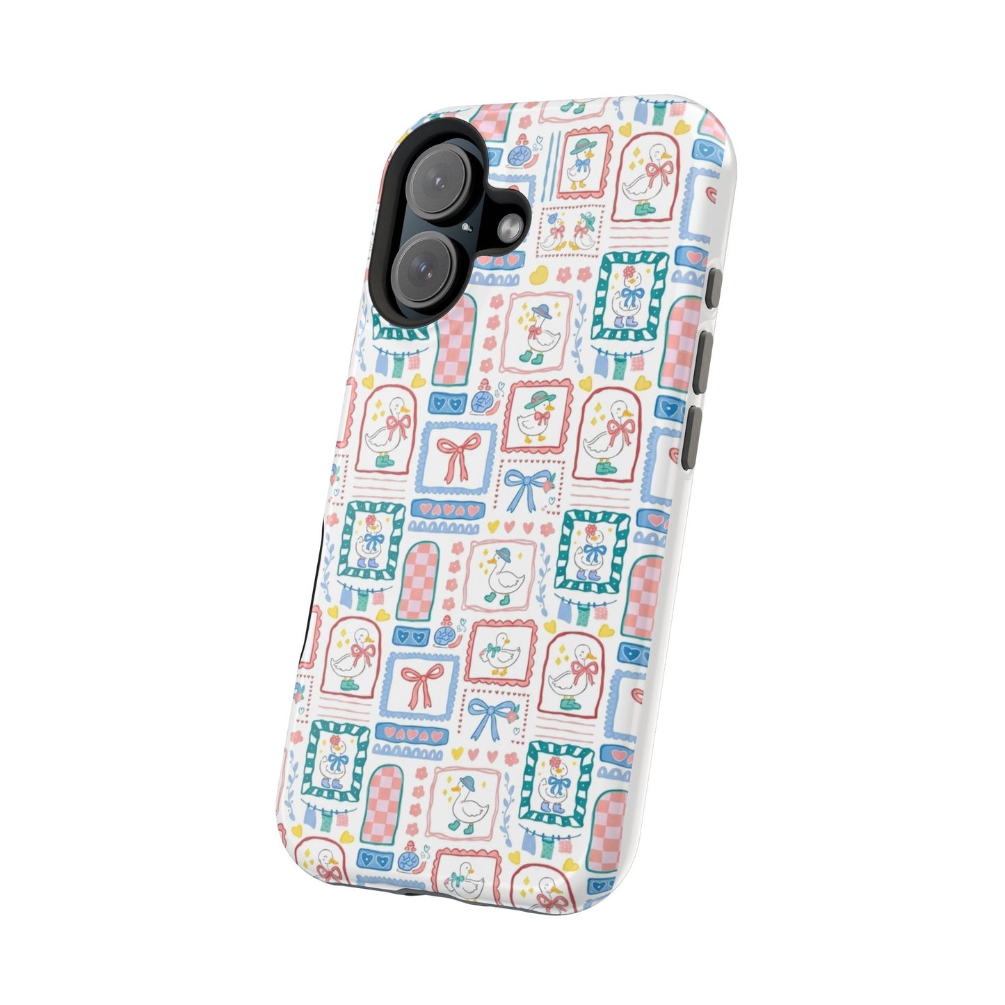 Floral Patchwork Magnetic Impact Phone Case