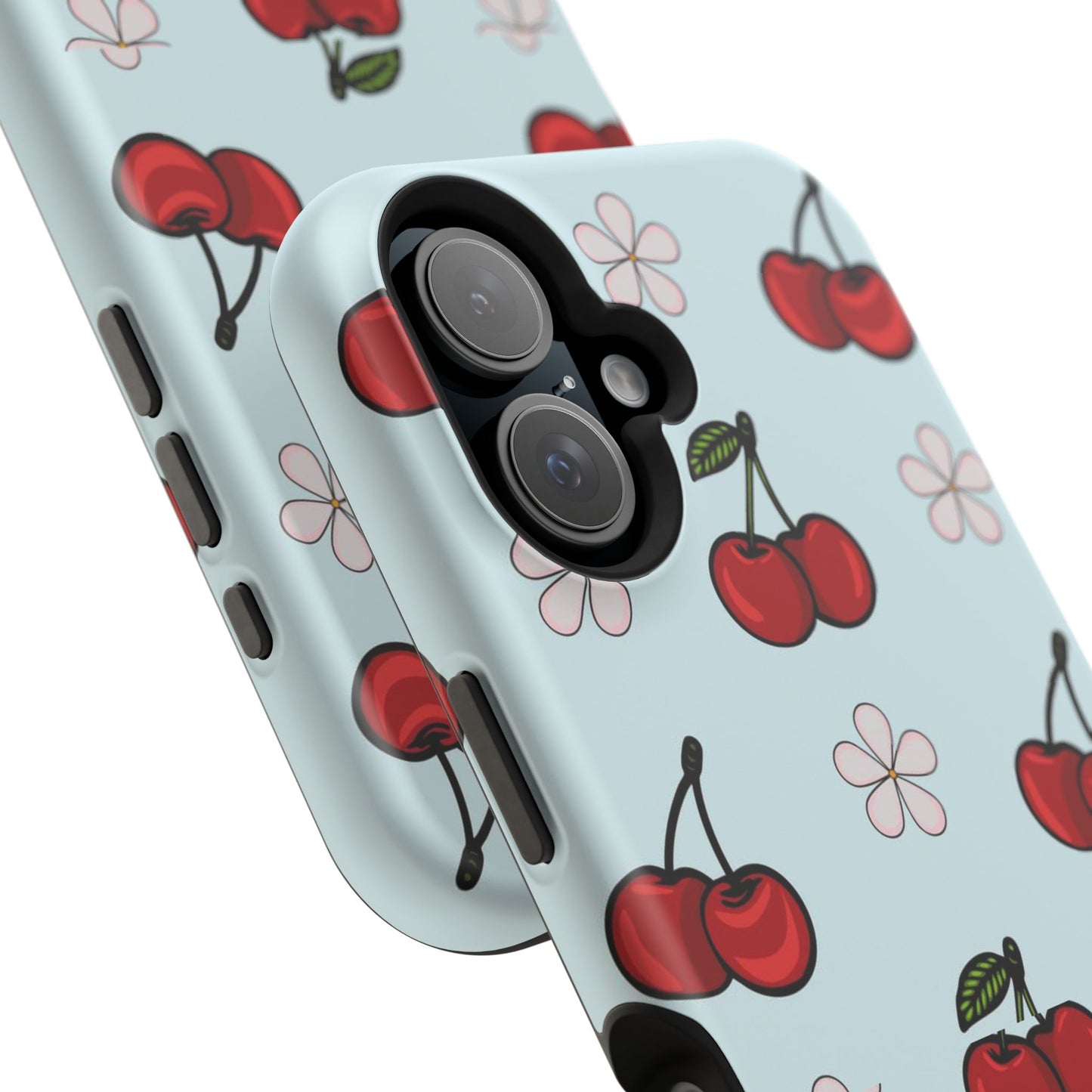 Cherry Pattern Magnetic Impact-Resistant Phone Case