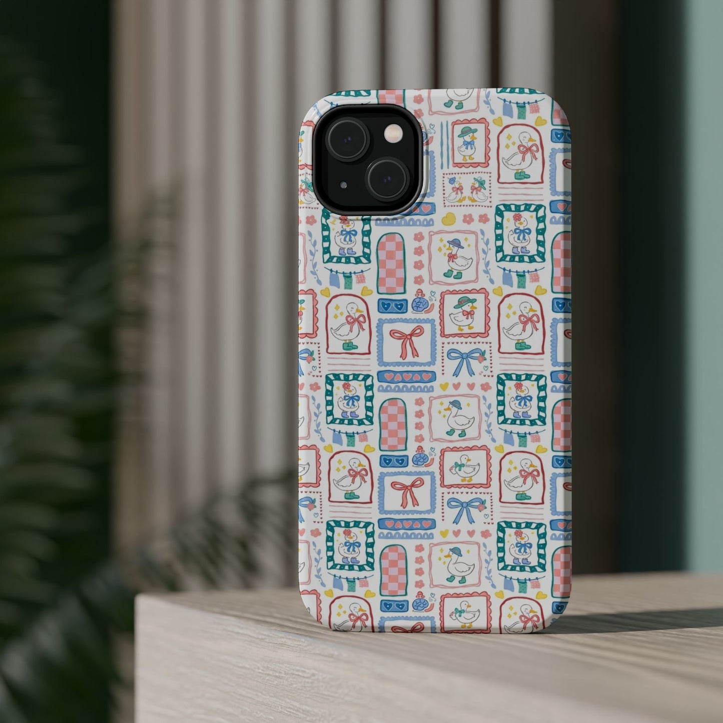 Floral Patchwork Magnetic Impact Phone Case