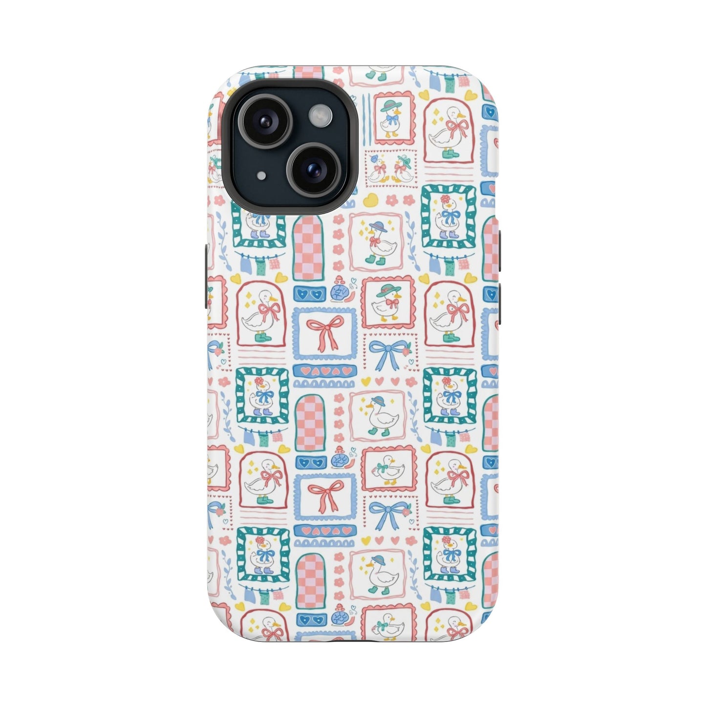 Floral Patchwork Magnetic Impact Phone Case