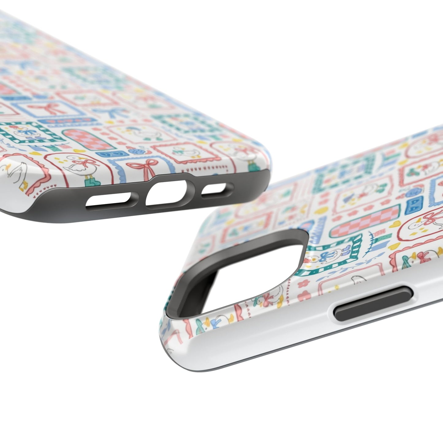 Floral Patchwork Magnetic Impact Phone Case