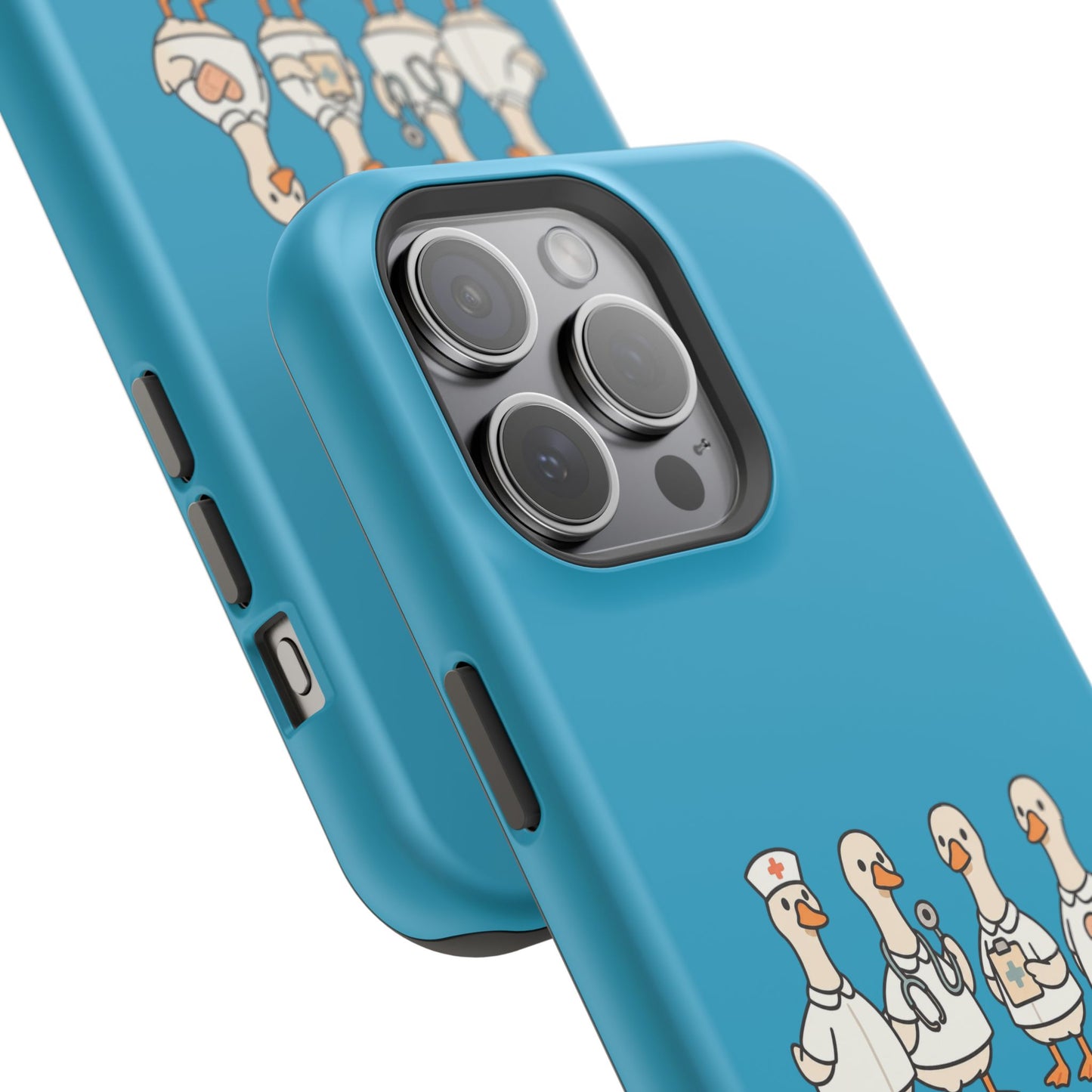 Cute Caring Geese Magnetic Impact Case — 'just a caring goose' Protective Phone Cover
