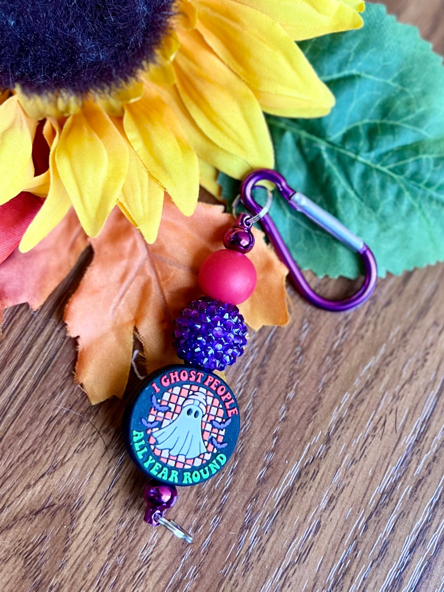 Ghost People Year Round Keychain