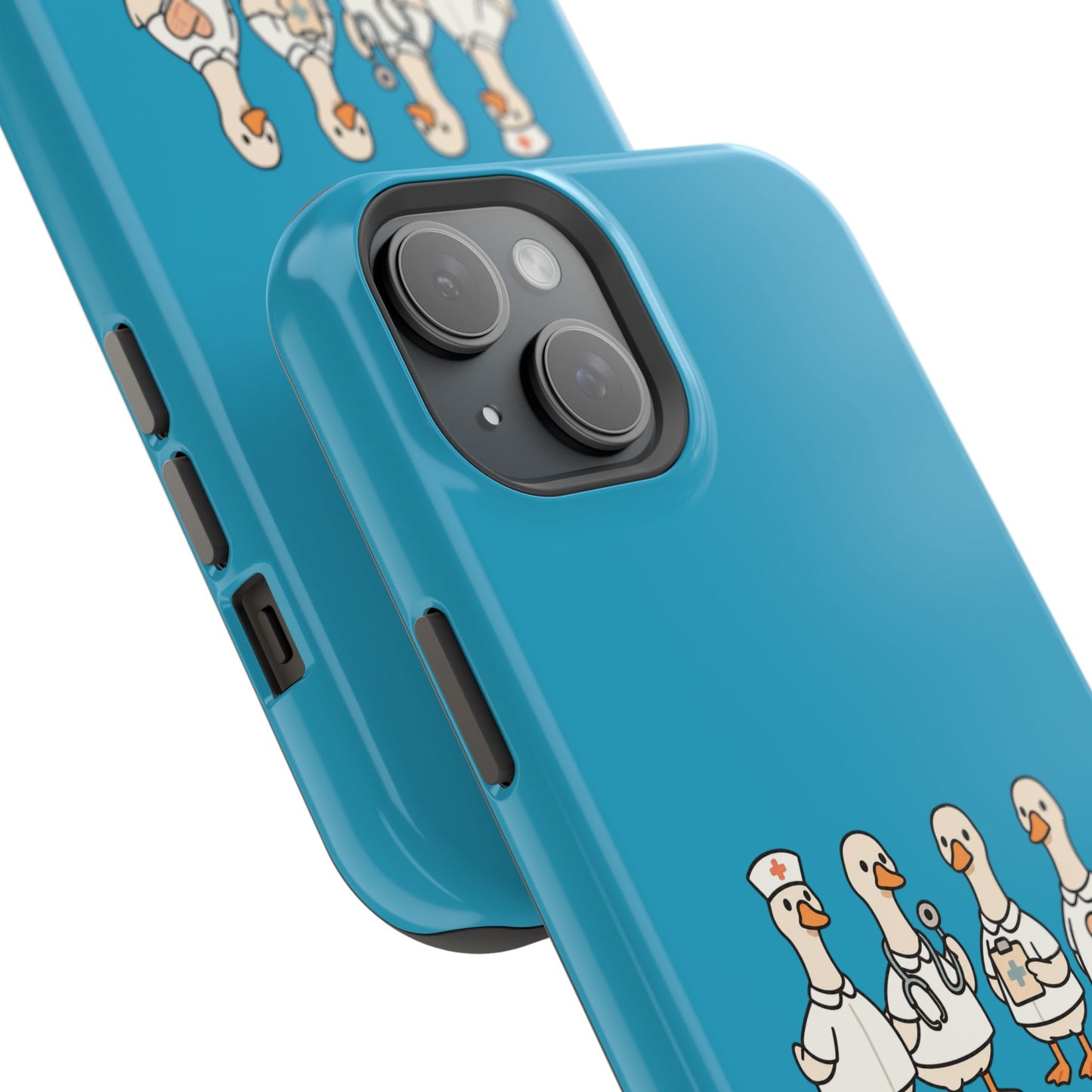 Cute Caring Geese Magnetic Impact Case — 'just a caring goose' Protective Phone Cover