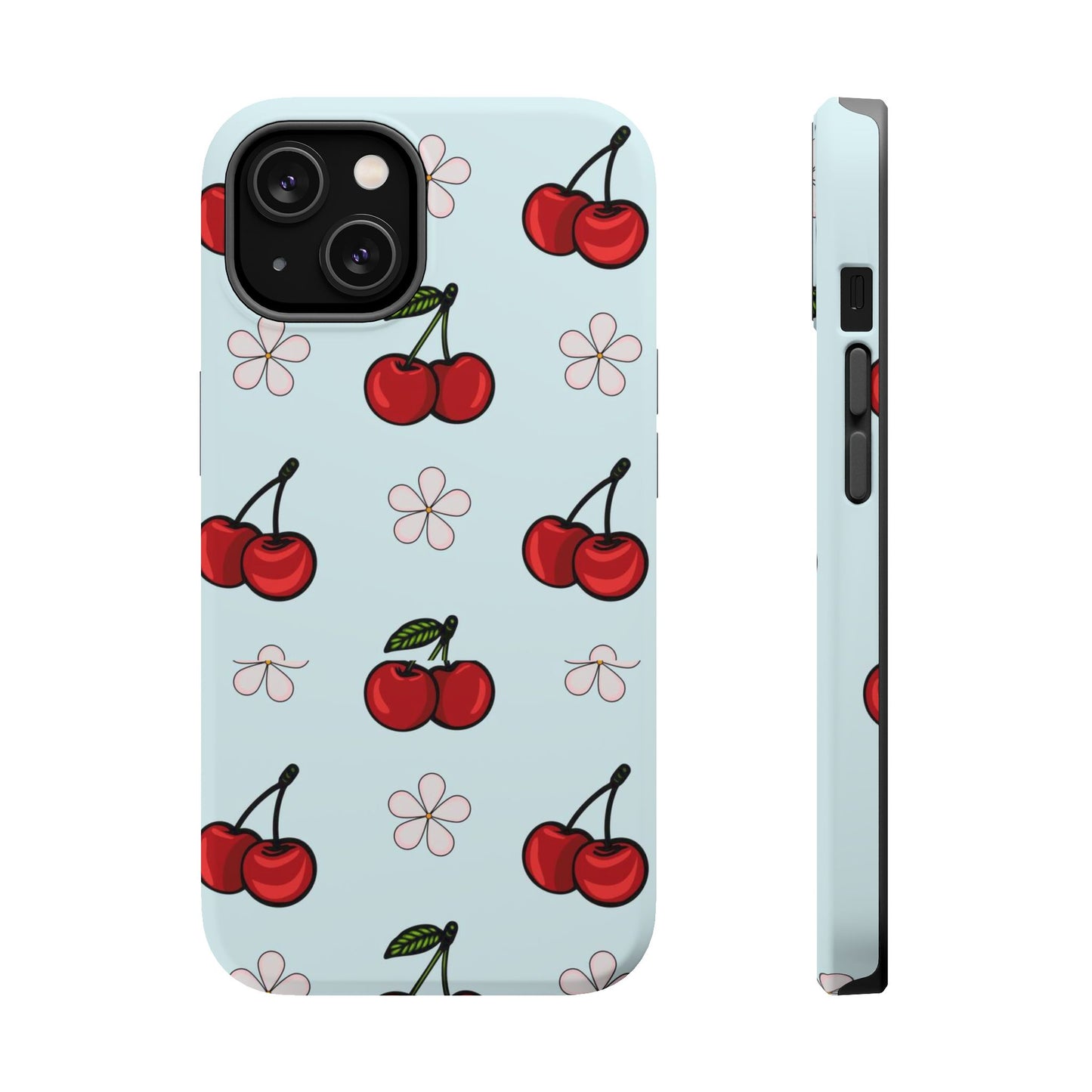 Cherry Pattern Magnetic Impact-Resistant Phone Case