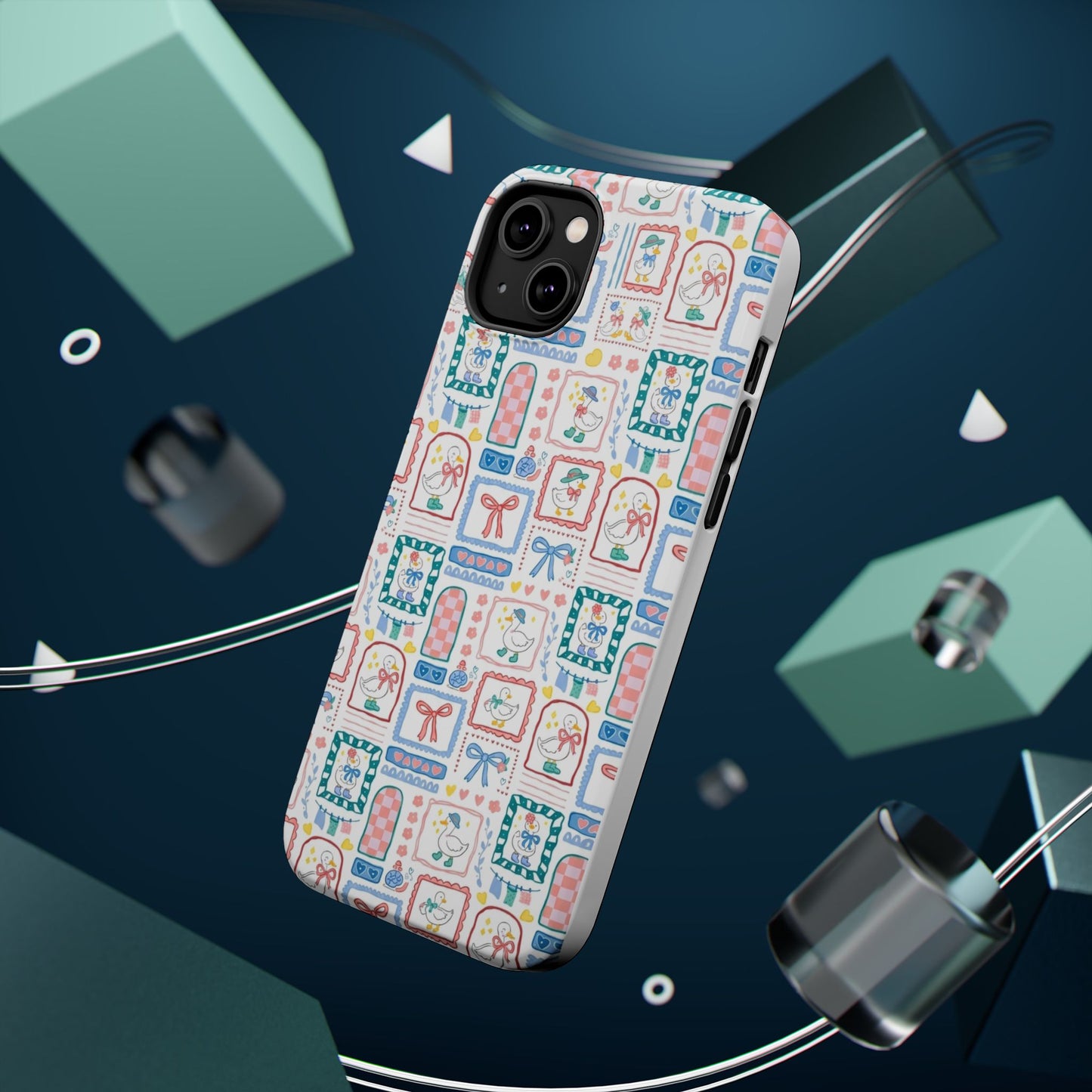 Floral Patchwork Magnetic Impact Phone Case