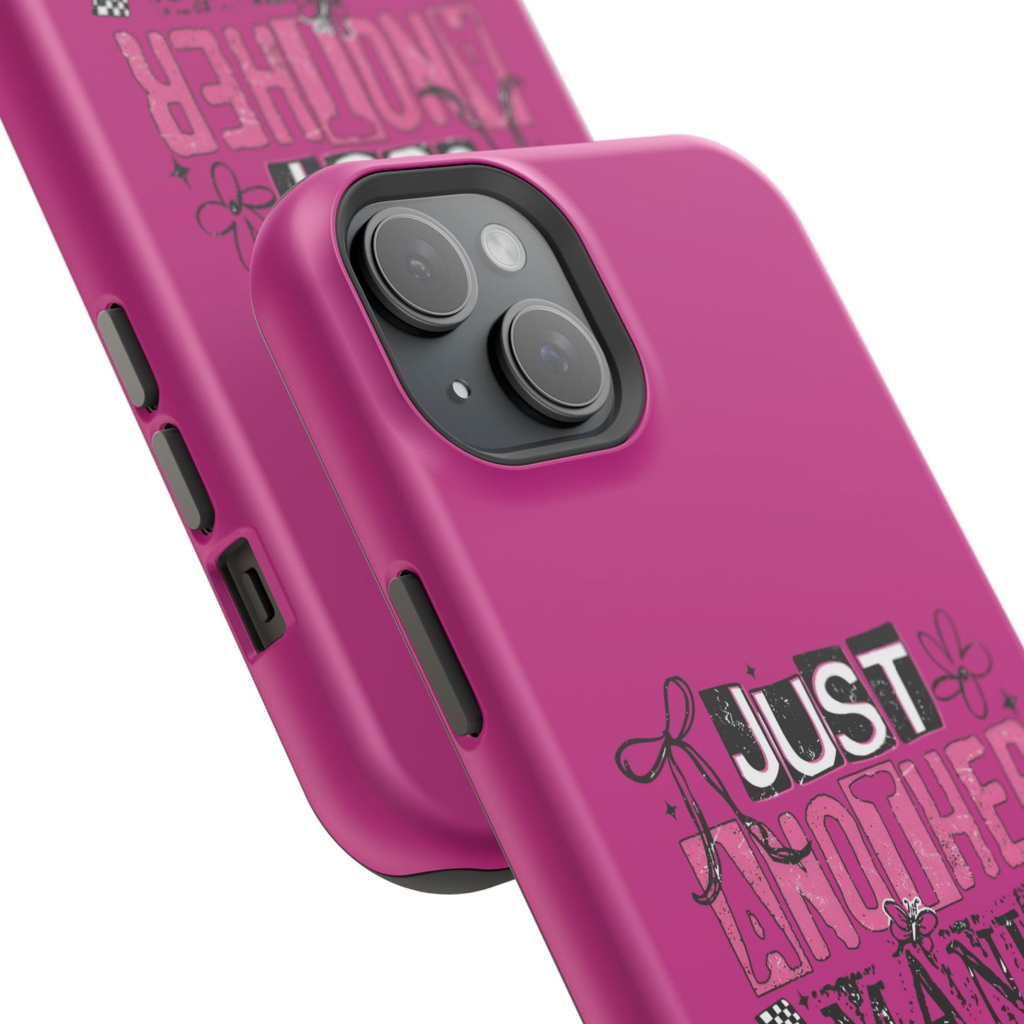 Phone Case — "Just Another Manic Mom-Day" Impact-Resistant Magnetic Case (Pink)