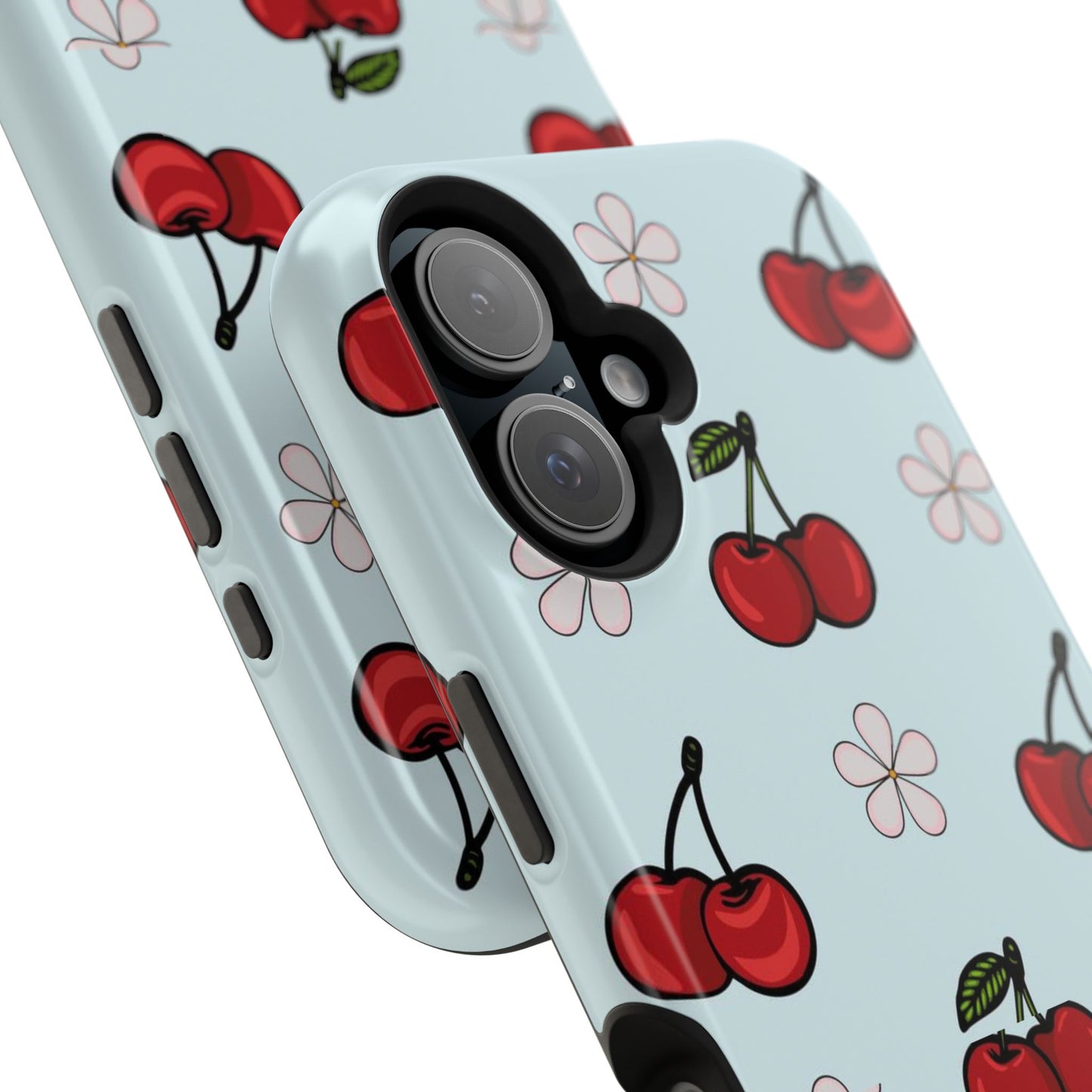 Cherry Pattern Magnetic Impact-Resistant Phone Case