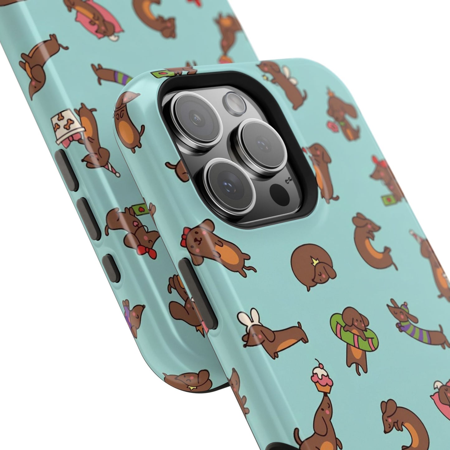 Dachshund Pattern Magnetic Impact Phone Case – Cute Wiener Dog Protective Cover