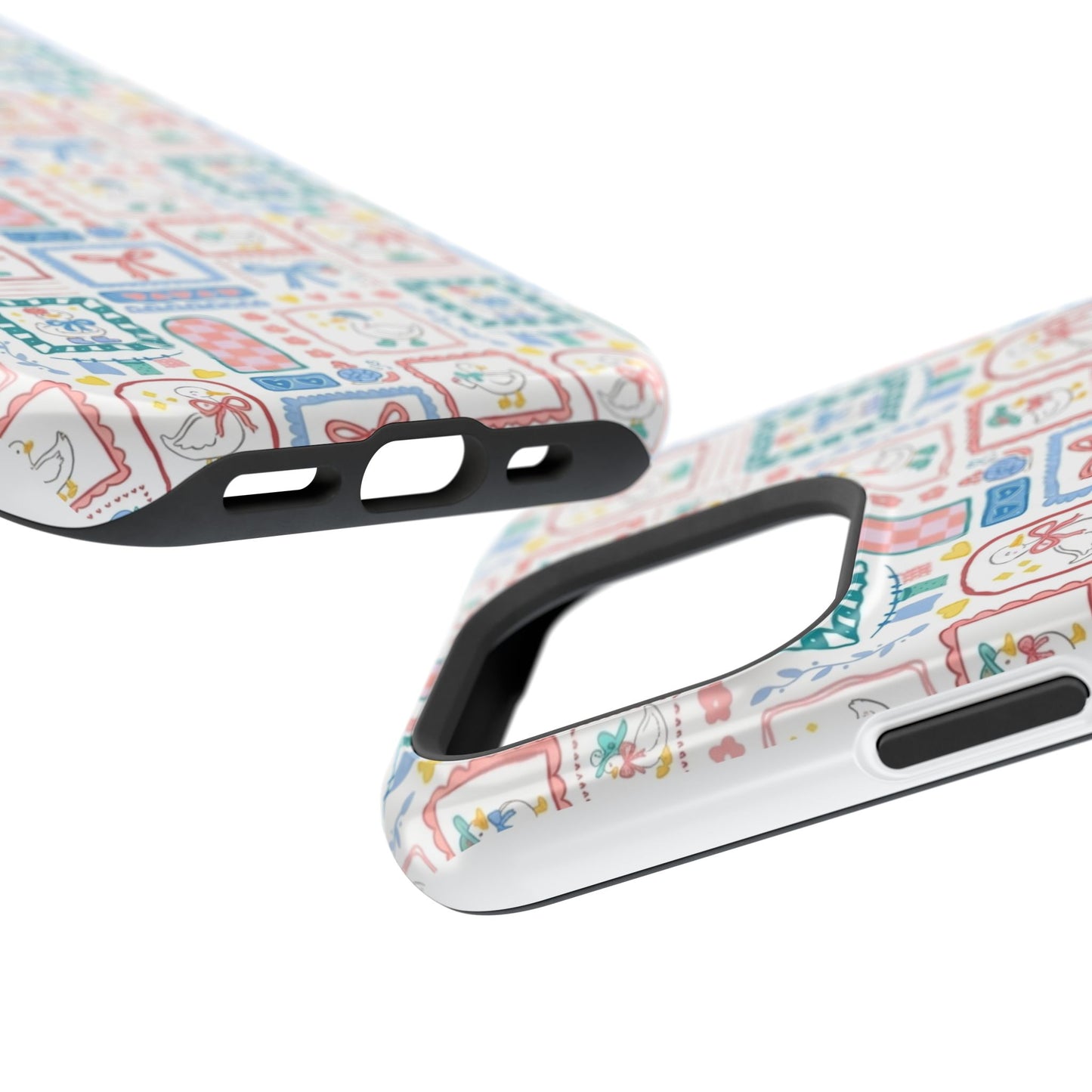 Floral Patchwork Magnetic Impact Phone Case