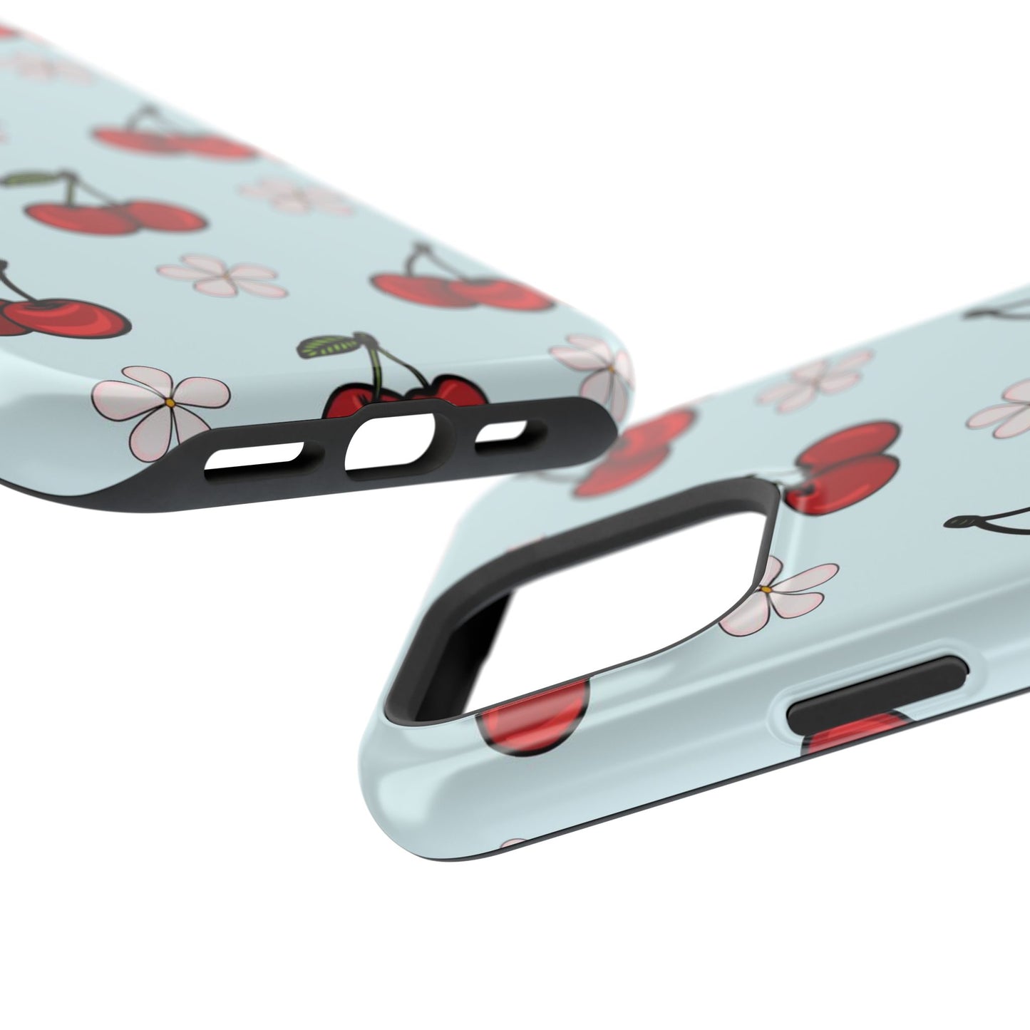 Cherry Pattern Magnetic Impact-Resistant Phone Case
