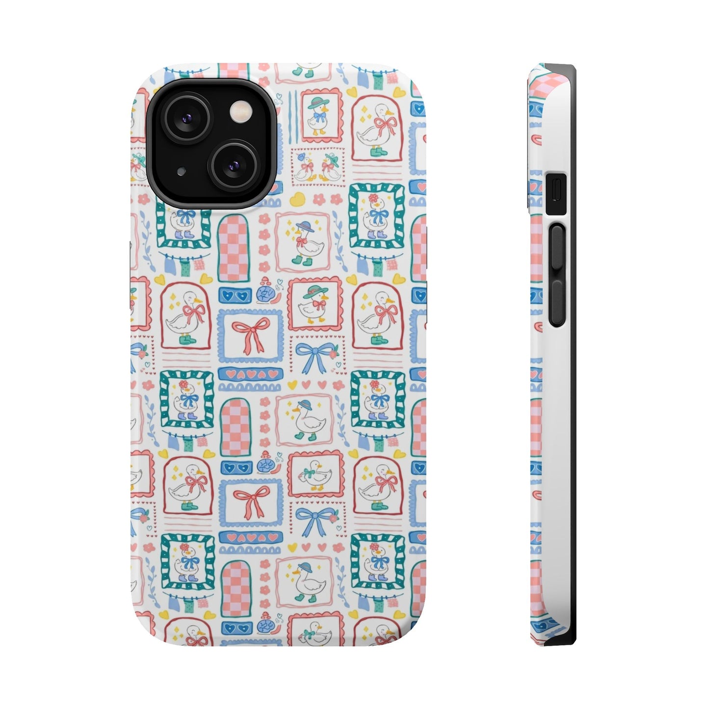 Floral Patchwork Magnetic Impact Phone Case