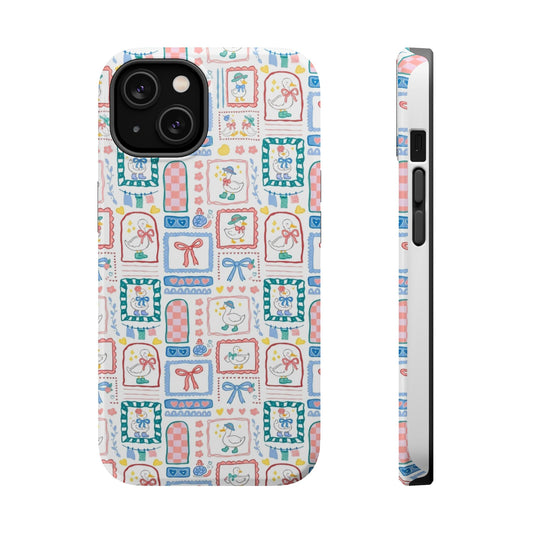 Floral Patchwork Magnetic Impact Phone Case