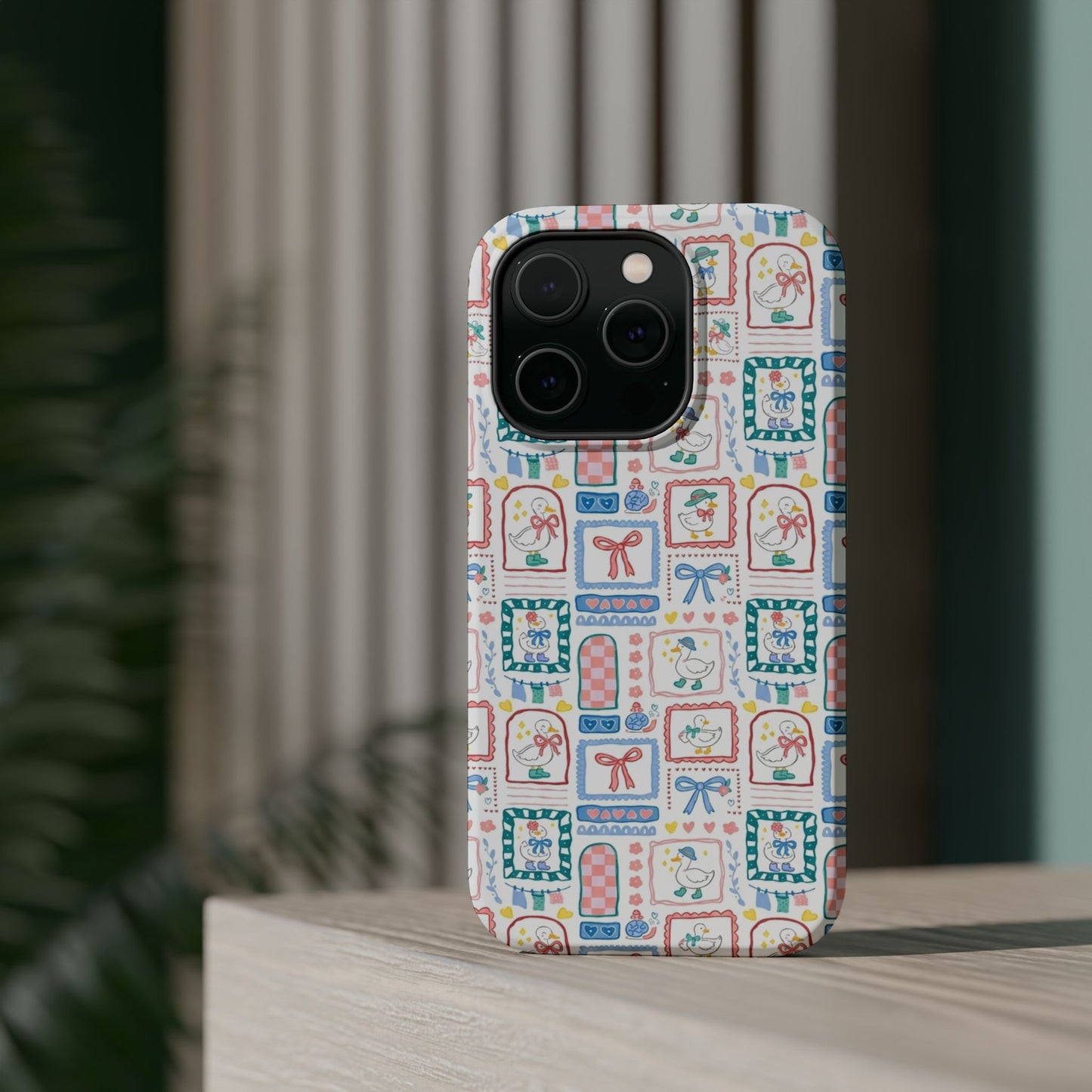 Floral Patchwork Magnetic Impact Phone Case