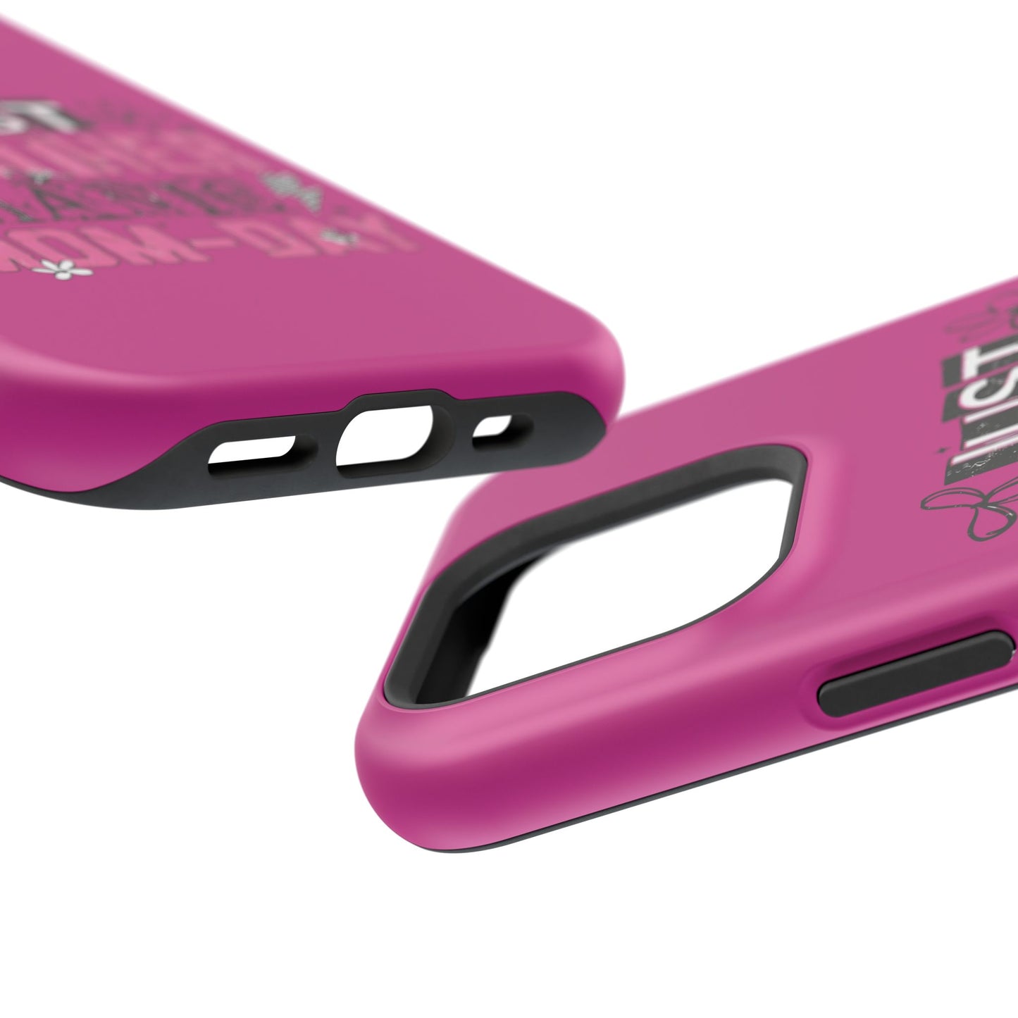 Phone Case — "Just Another Manic Mom-Day" Impact-Resistant Magnetic Case (Pink)