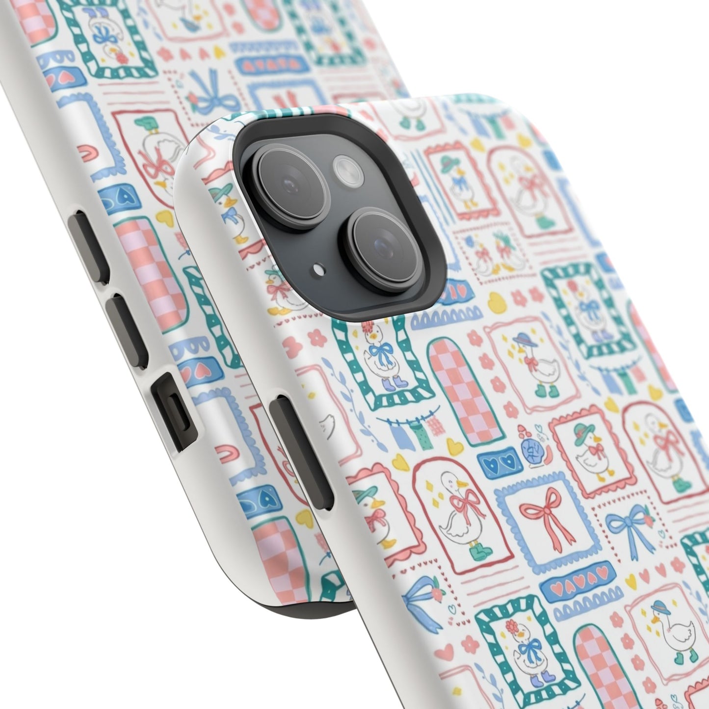 Floral Patchwork Magnetic Impact Phone Case