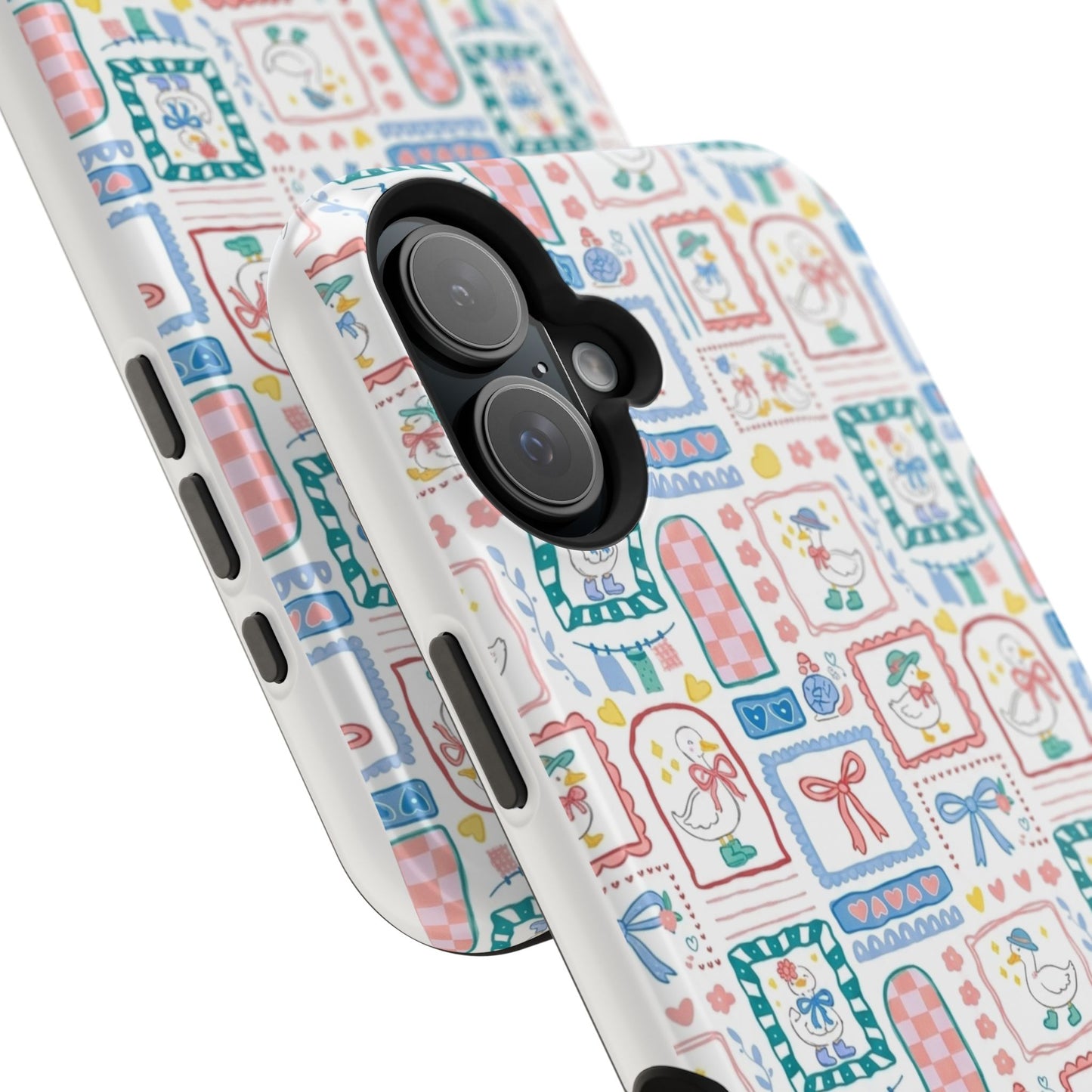Floral Patchwork Magnetic Impact Phone Case