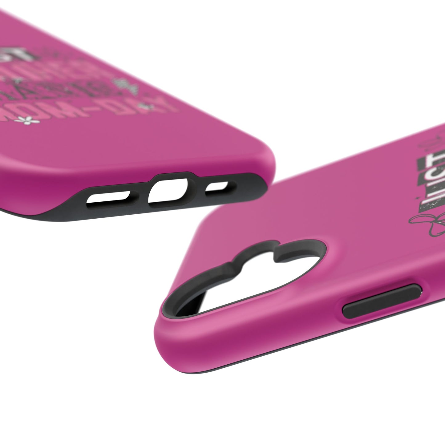 Phone Case — "Just Another Manic Mom-Day" Impact-Resistant Magnetic Case (Pink)