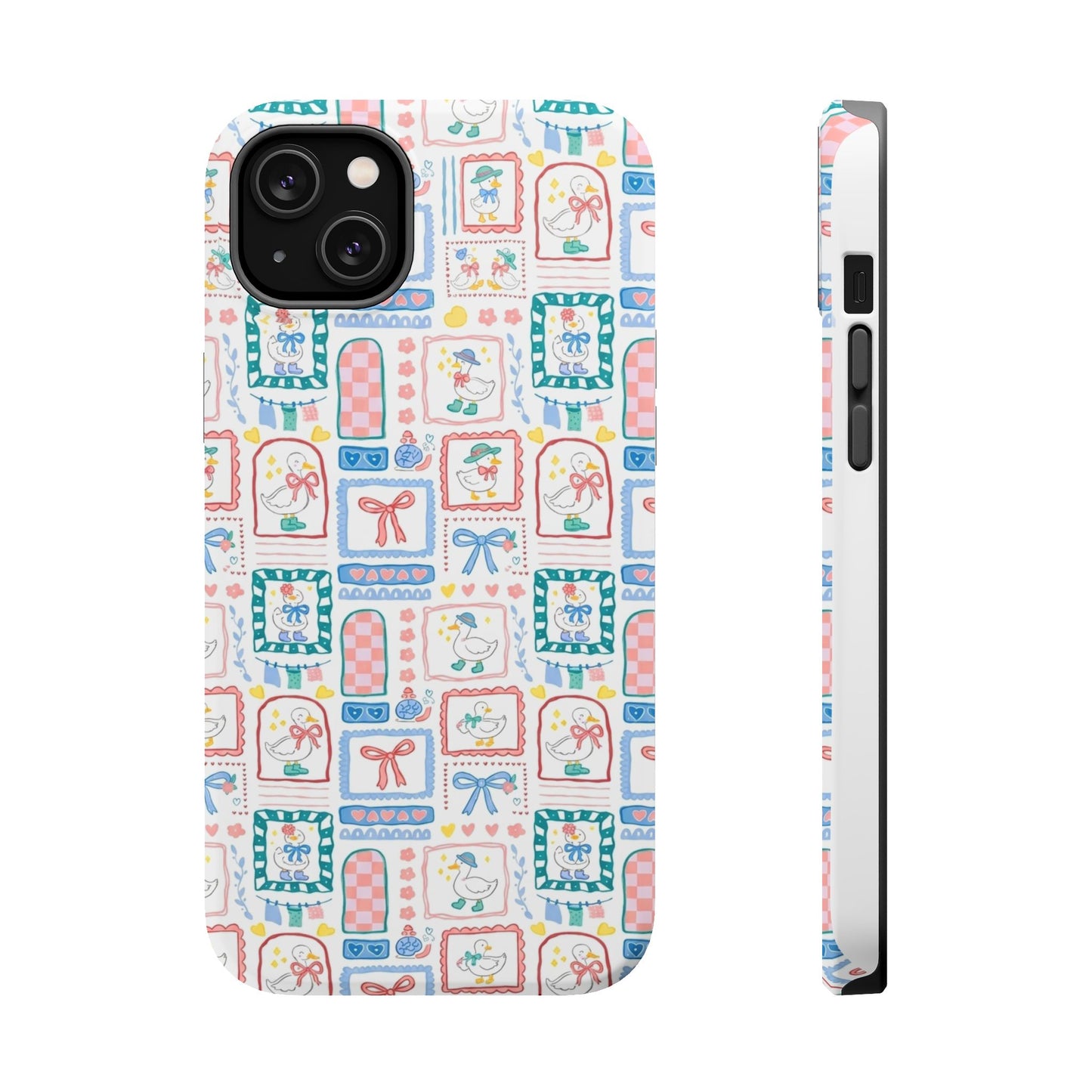 Floral Patchwork Magnetic Impact Phone Case