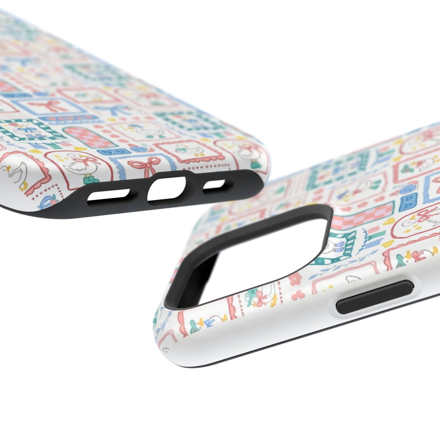 Floral Patchwork Magnetic Impact Phone Case