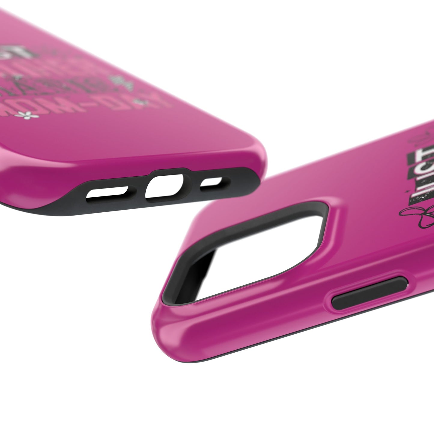 Phone Case — "Just Another Manic Mom-Day" Impact-Resistant Magnetic Case (Pink)