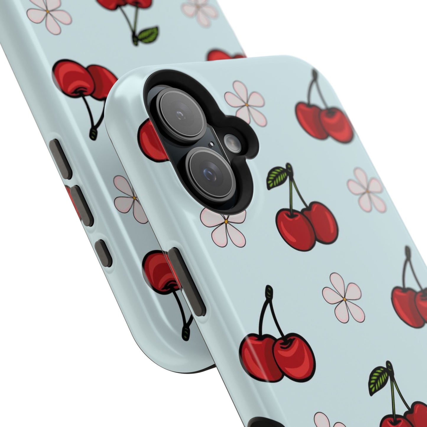 Cherry Pattern Magnetic Impact-Resistant Phone Case