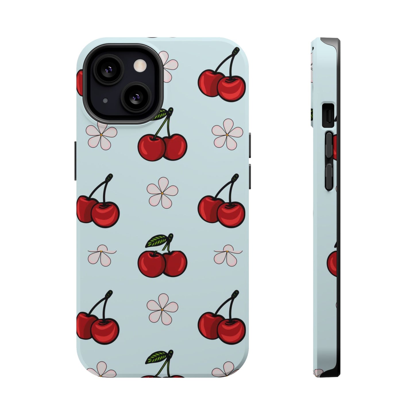 Cherry Pattern Magnetic Impact-Resistant Phone Case
