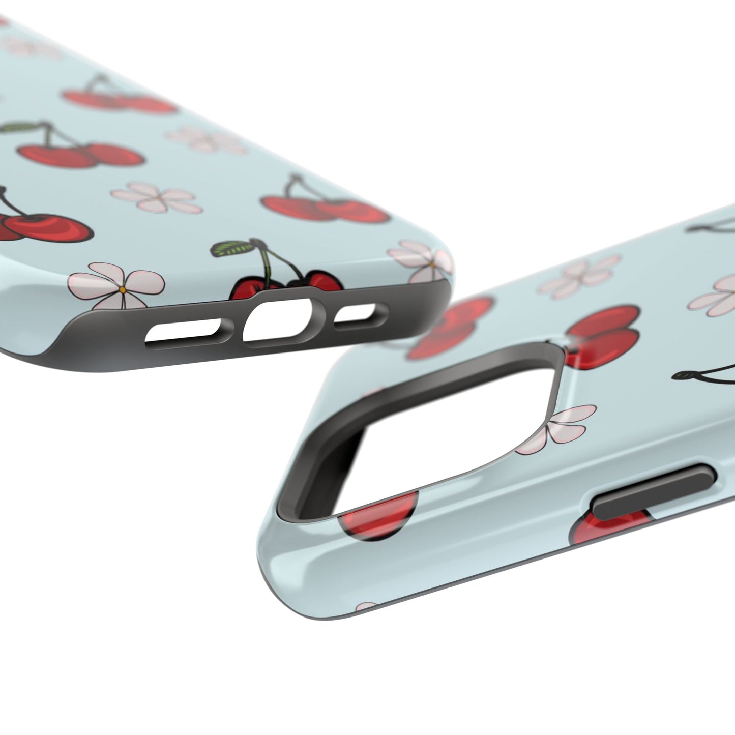 Cherry Pattern Magnetic Impact-Resistant Phone Case