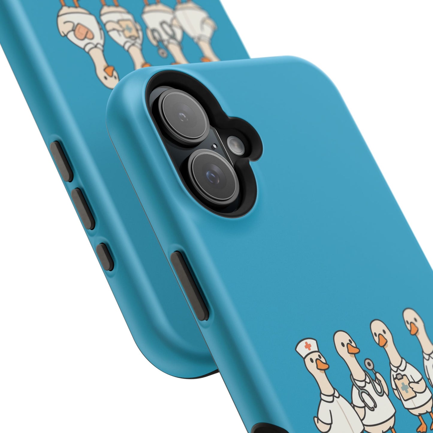 Cute Caring Geese Magnetic Impact Case — 'just a caring goose' Protective Phone Cover