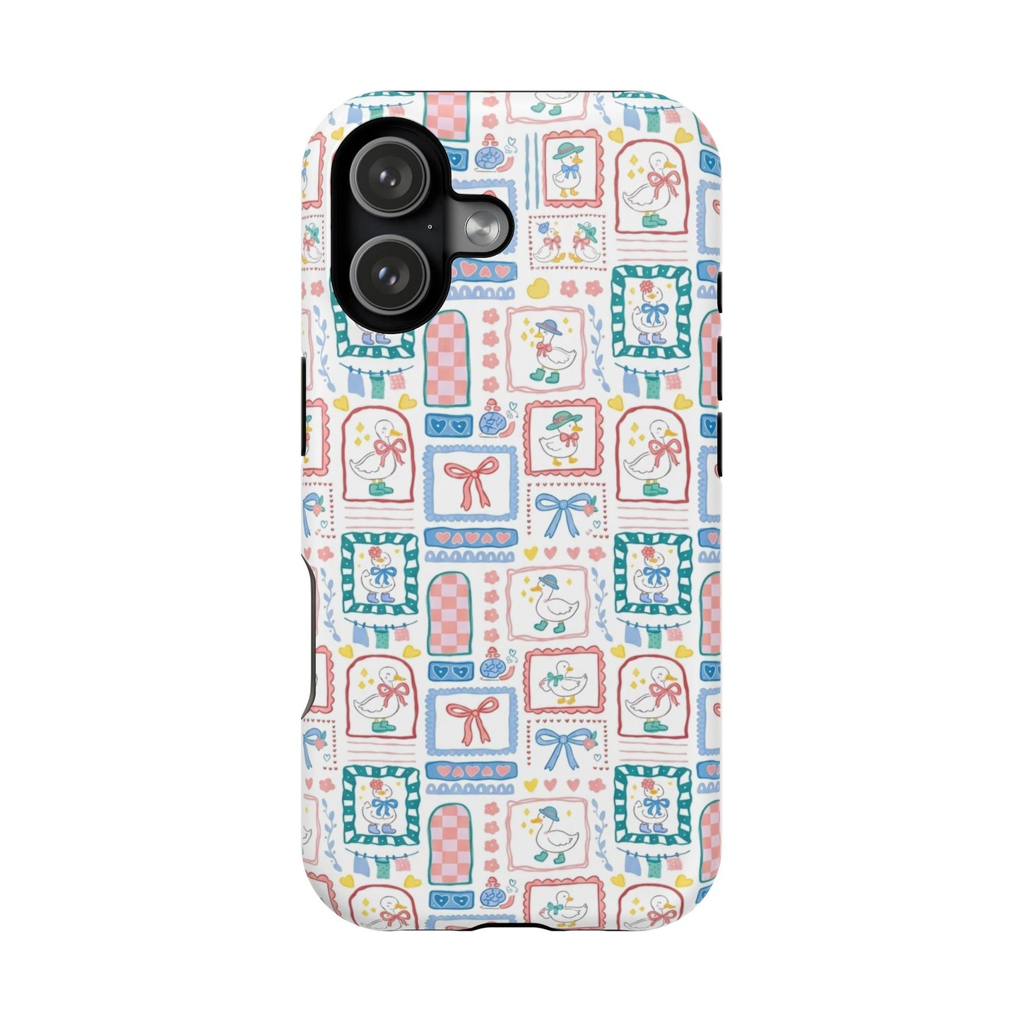 Floral Patchwork Magnetic Impact Phone Case