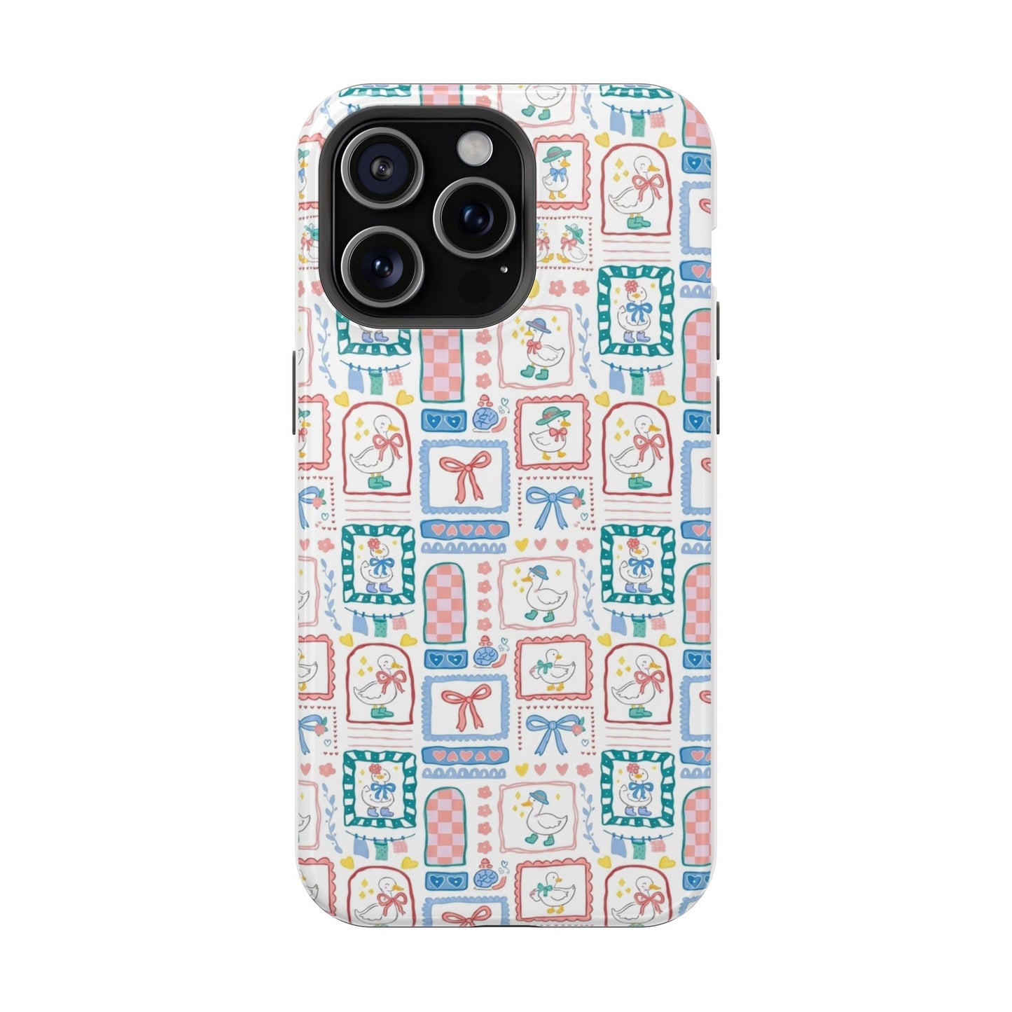 Floral Patchwork Magnetic Impact Phone Case