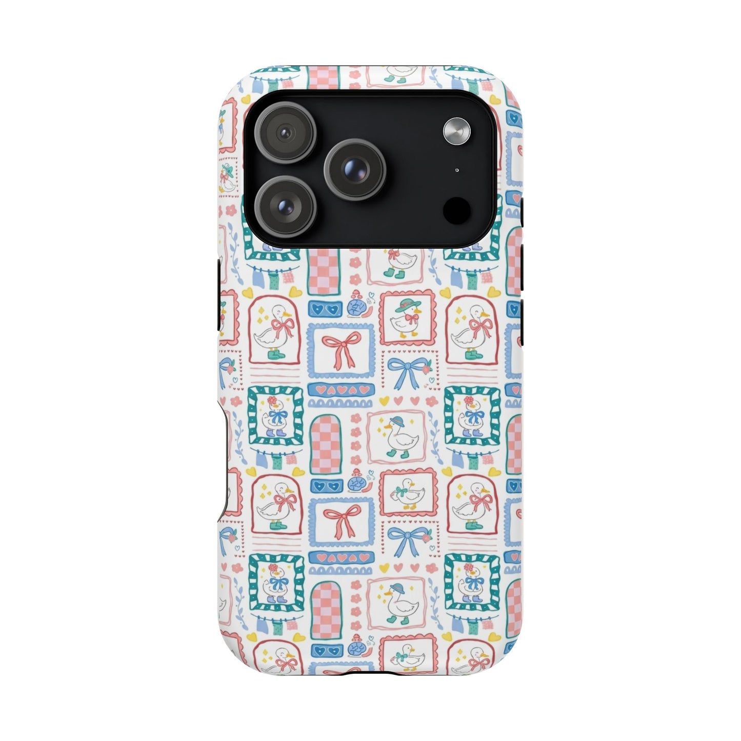 Floral Patchwork Magnetic Impact Phone Case