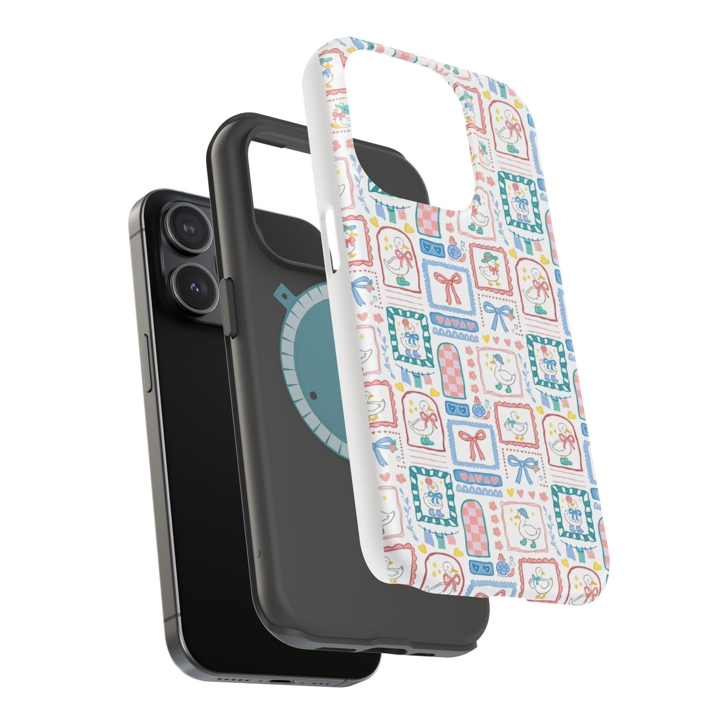 Floral Patchwork Magnetic Impact Phone Case